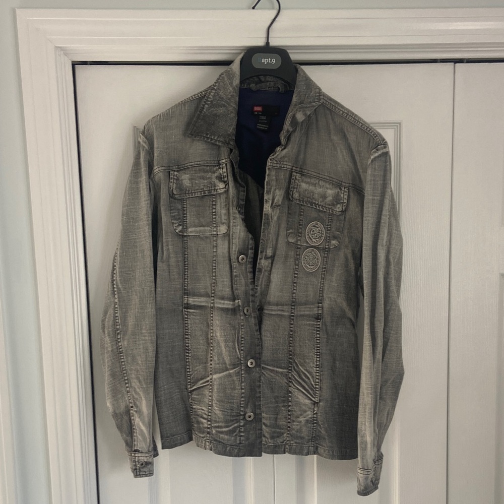 Diesel Faded Gray Denim Jacket
